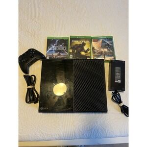 Microsoft Xbox One 500GB Black Console Bundle 3 Games Controller Power Cord